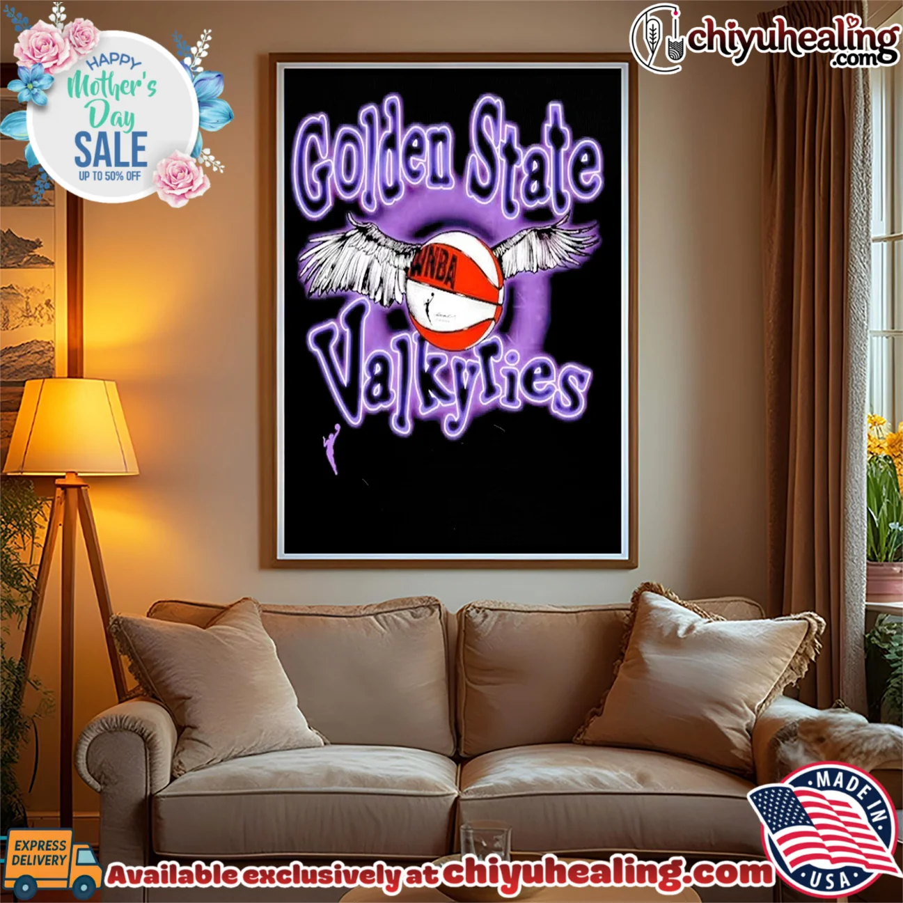 Golden State Valkyries 2026 WNBA Sketch shirt & hoodie Golden State Valkyries 2026 WNBA Sketch