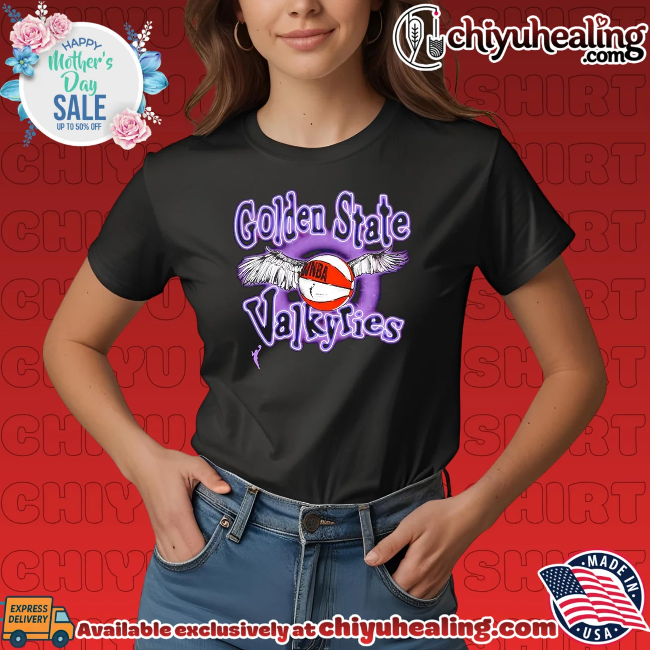 Golden State Valkyries 2026 WNBA Sketch shirt & hoodie Golden State Valkyries 2026 WNBA Sketch