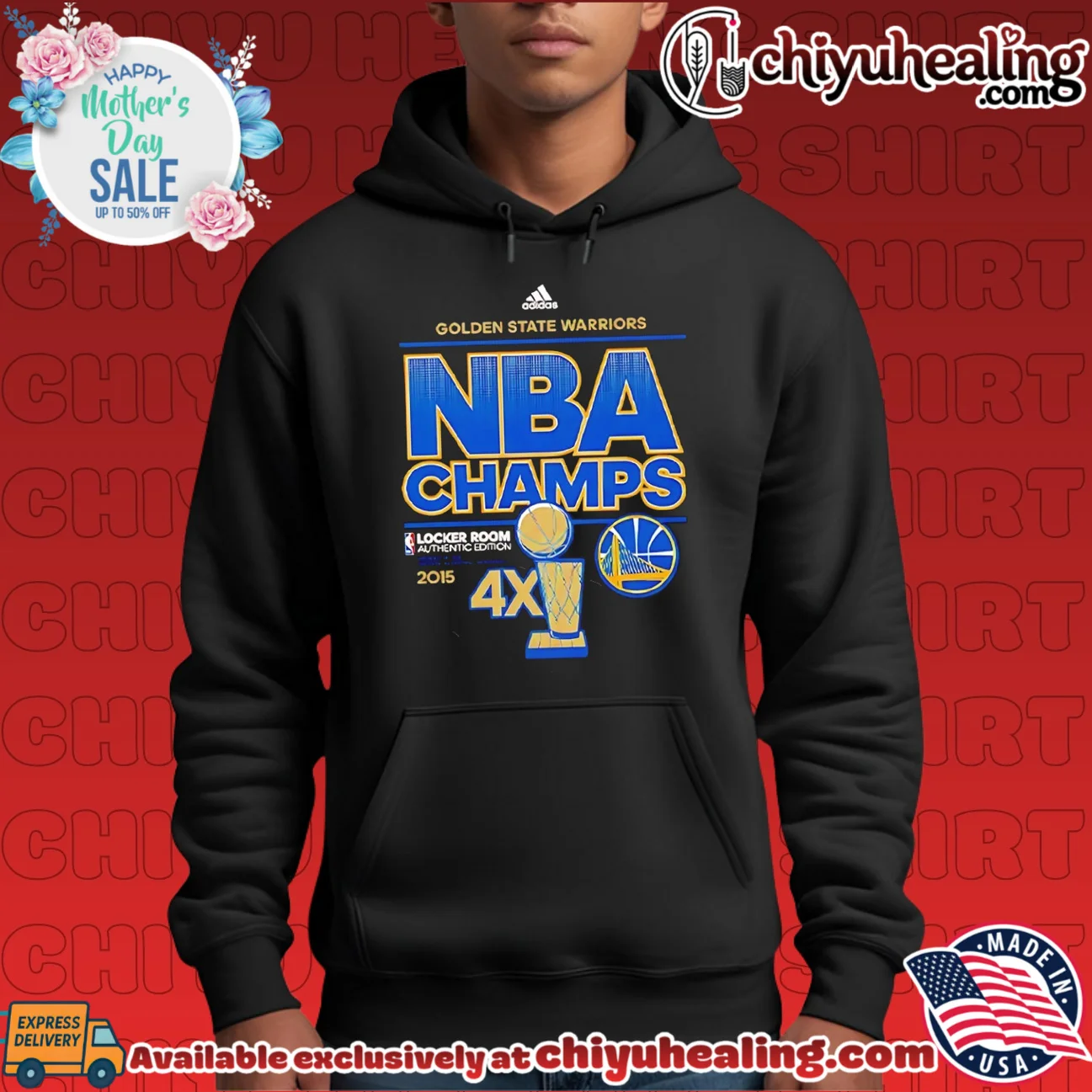 Golden State Warriors NBA Champs 2015 4X classic shirt & hoodie - Everyday Fit Golden State Warriors NBA Champs 2015 4X classic shirt & hoodie - Everyday Fit
