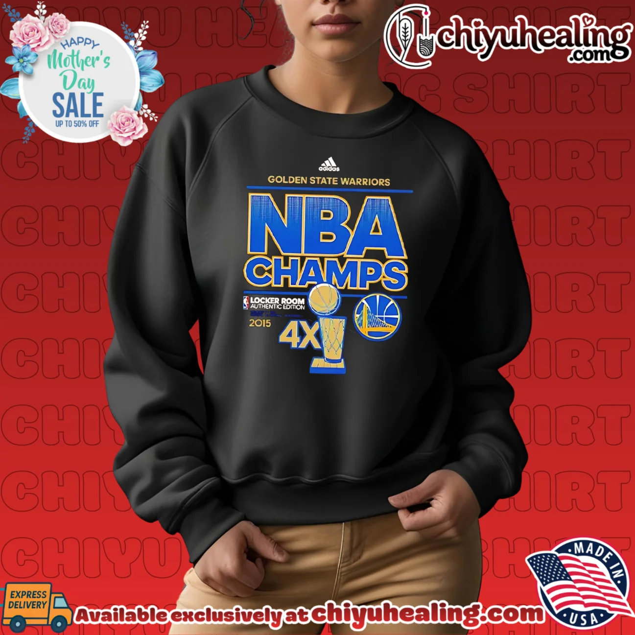 Golden State Warriors NBA Champs 2015 4X classic shirt & hoodie - Everyday Fit Golden State Warriors NBA Champs 2015 4X