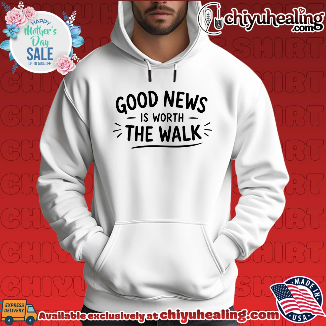 Good news is worth the walk vintage masterpiece shirt & hoodie - Ultimate Tribute Merch Good news is worth the walk vintage masterpiece shirt & hoodie - Ultimate Tribute Merch
