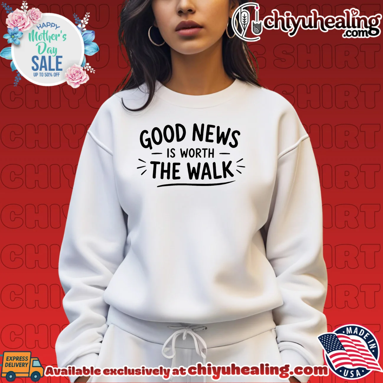 Good news is worth the walk vintage masterpiece shirt & hoodie - Ultimate Tribute Merch Good news is worth the walk vintage