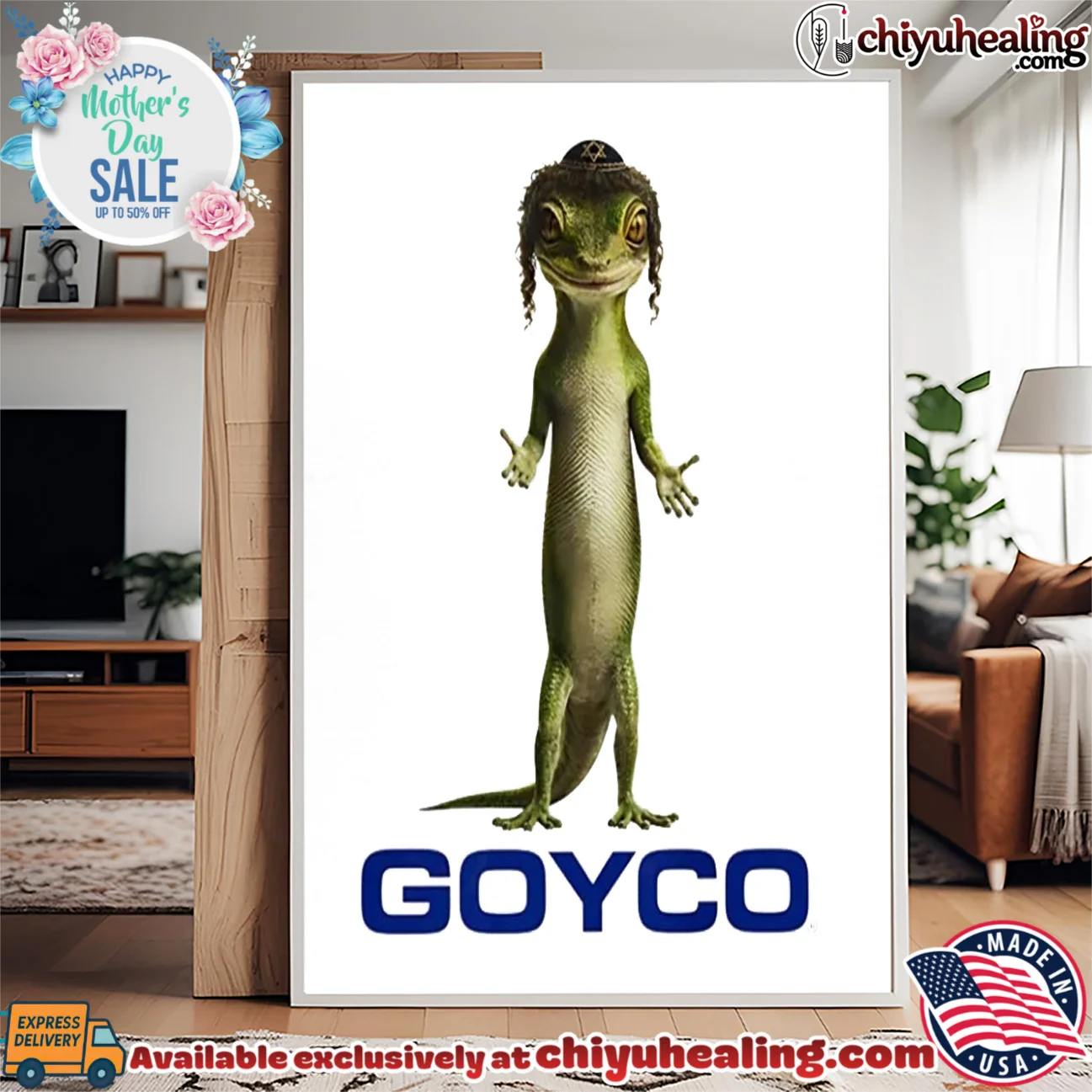 Goyco Geico Gecko Jews cartoon shirt elite shirt & hoodie | Collector Series Goyco Geico Gecko Jews cartoon shirt