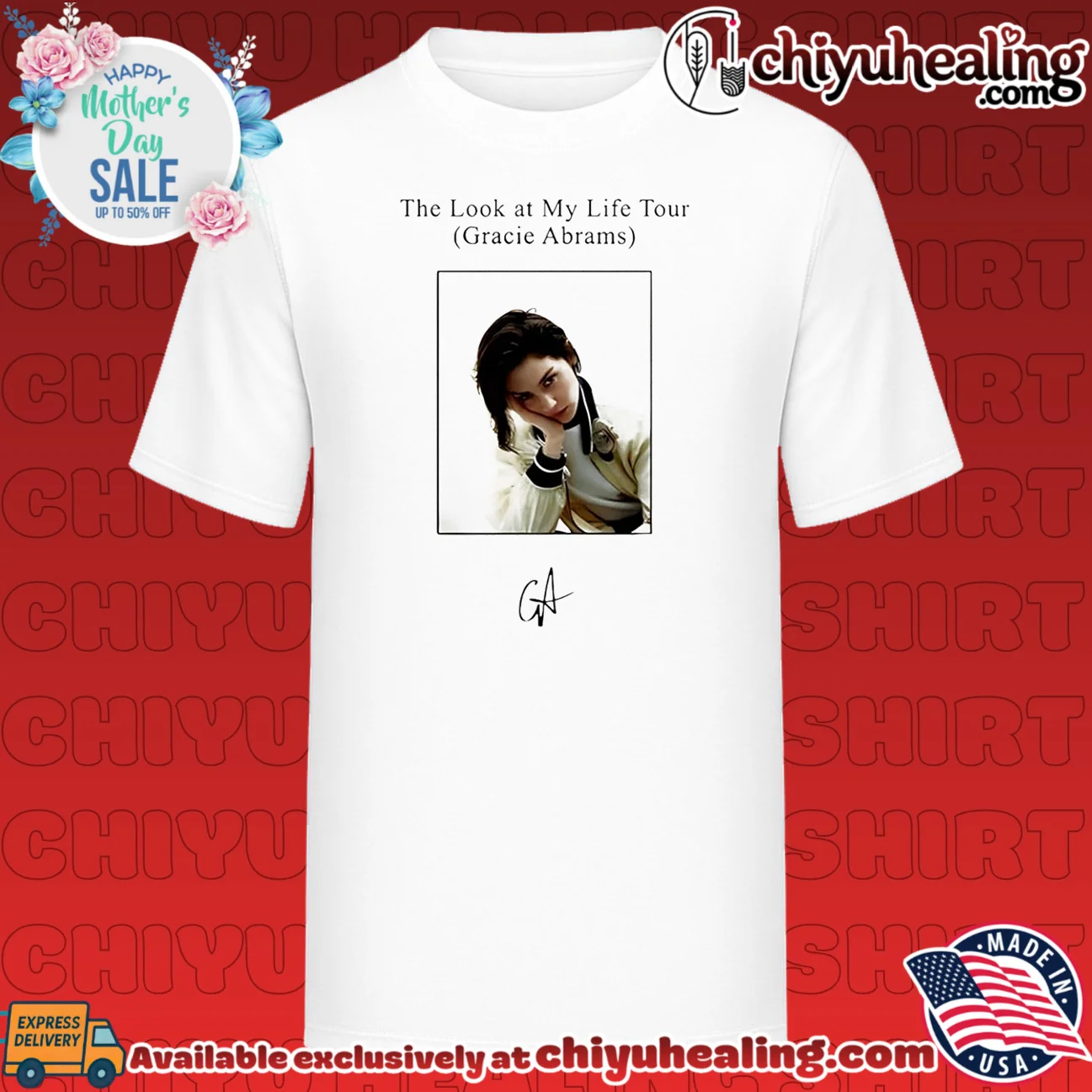 Gracie Abrams The Look at My Life Tour 2026 shirt & hoodie