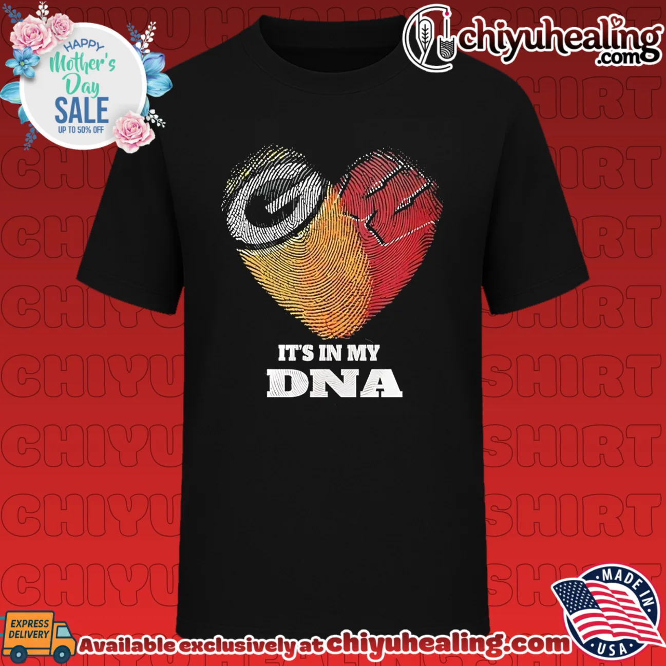 Green Bay Packers and Wisconsin Badgers it's in my DNA vintage