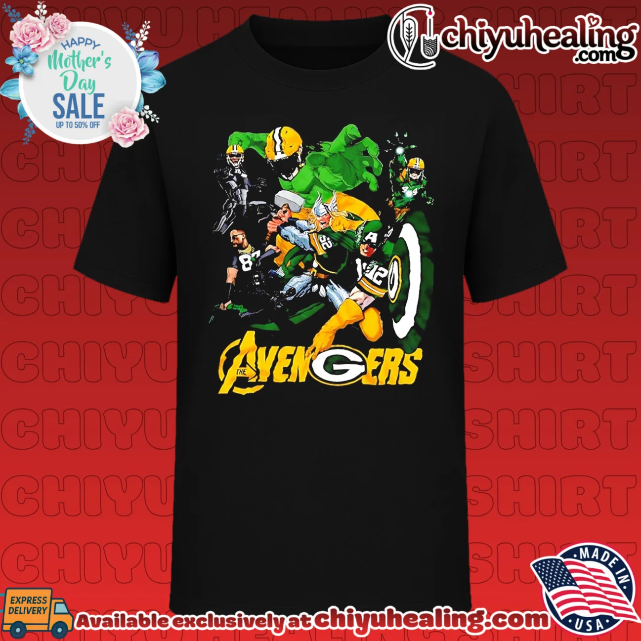 Green Bay Packers Marvel Avengers Superhero