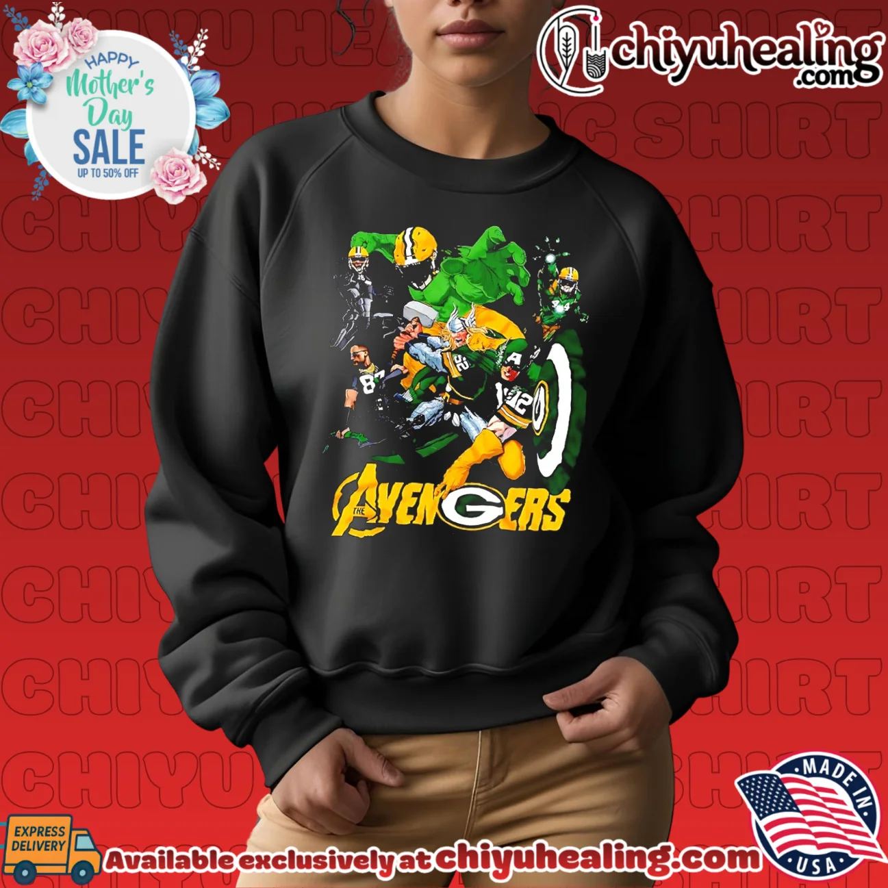 Green Bay Packers Marvel Avengers Superhero bespoke shirt & hoodie | Official Style Drop Green Bay Packers Marvel Avengers Superhero