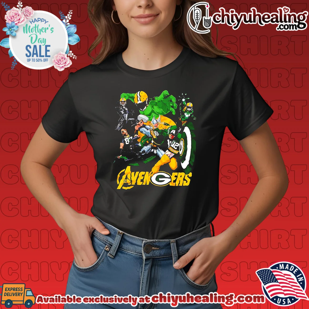 Green Bay Packers Marvel Avengers Superhero bespoke shirt & hoodie | Official Style Drop Green Bay Packers Marvel Avengers Superhero