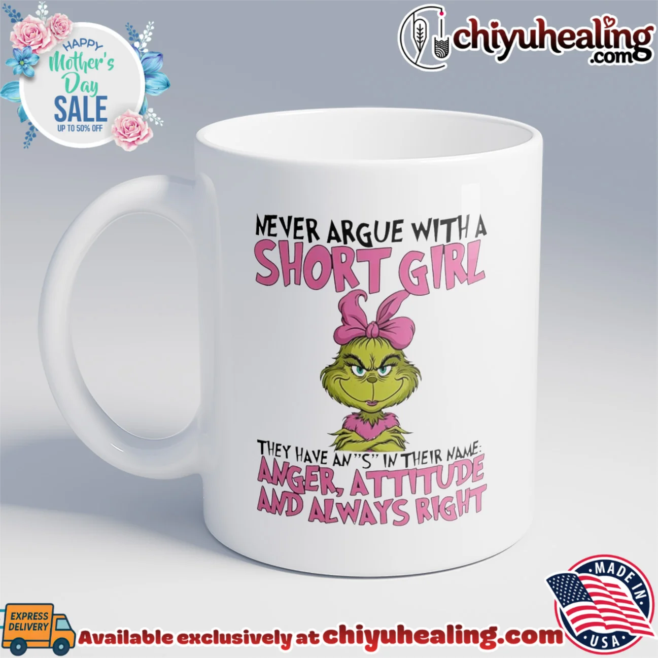 Grinch Never argue with a short girl they have anger attitude and are always right shirt & hoodie Grinch Never argue with a short girl they have anger attitude and are always right