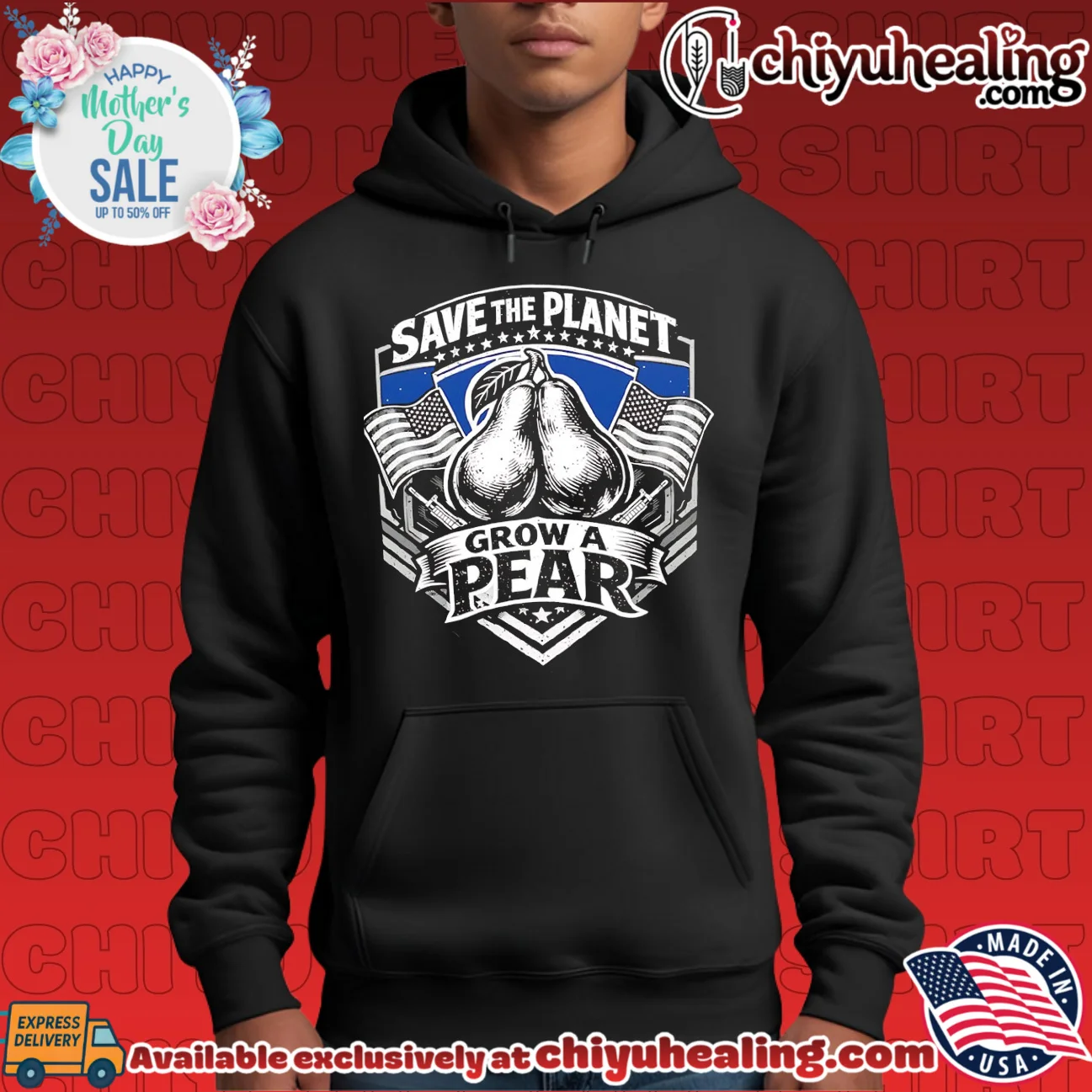 Grow A Pear Save the Planet epic shirt & hoodie - The Fan Collection Grow A Pear Save the Planet epic shirt & hoodie - The Fan Collection