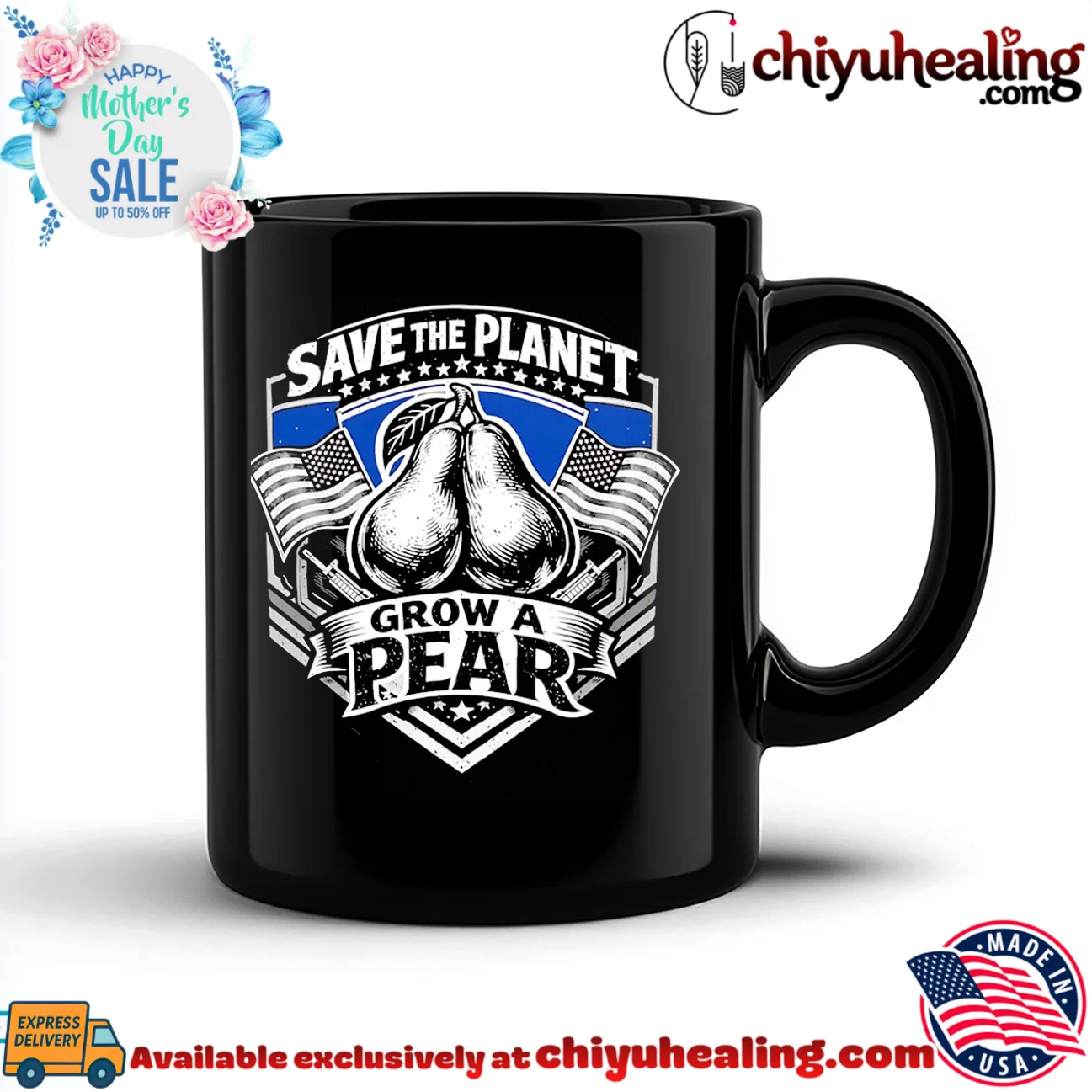 Grow A Pear Save the Planet epic shirt & hoodie - The Fan Collection Grow A Pear Save the Planet