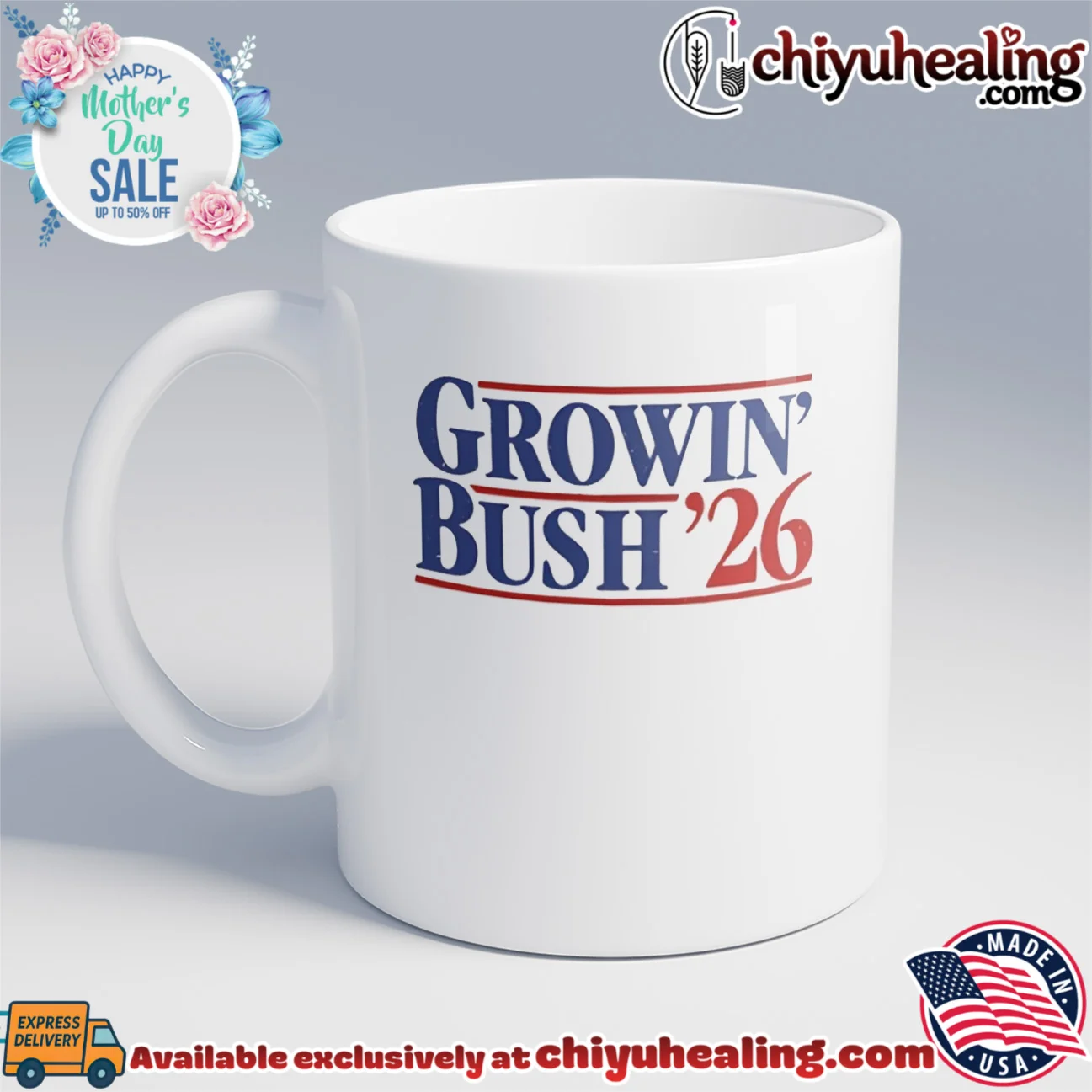Growin' Bush '26 2026 Election Political Campaign shirt & hoodie Growin' Bush '26 2026 Election Political Campaign