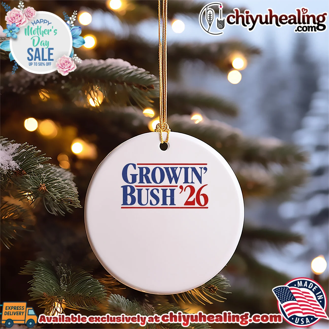 Growin' Bush '26 2026 Election Political Campaign shirt & hoodie Growin' Bush '26 2026 Election Political Campaign