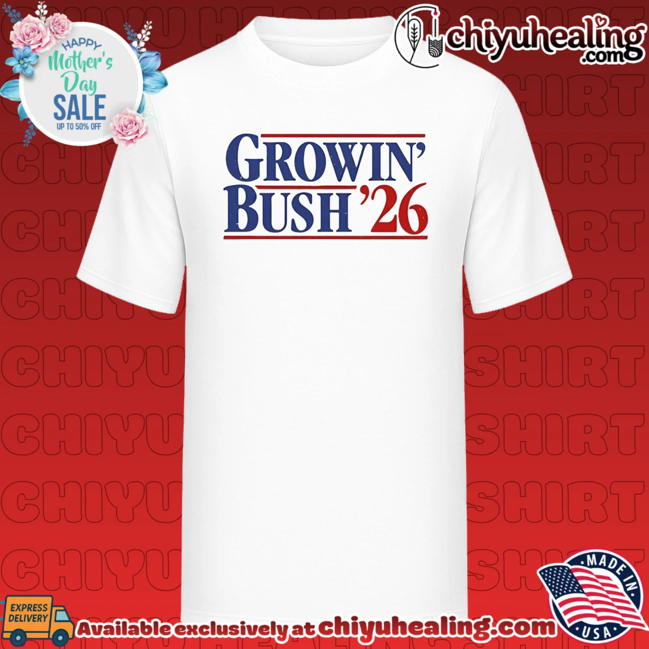 Growin' Bush '26 2026 Election Political Campaign