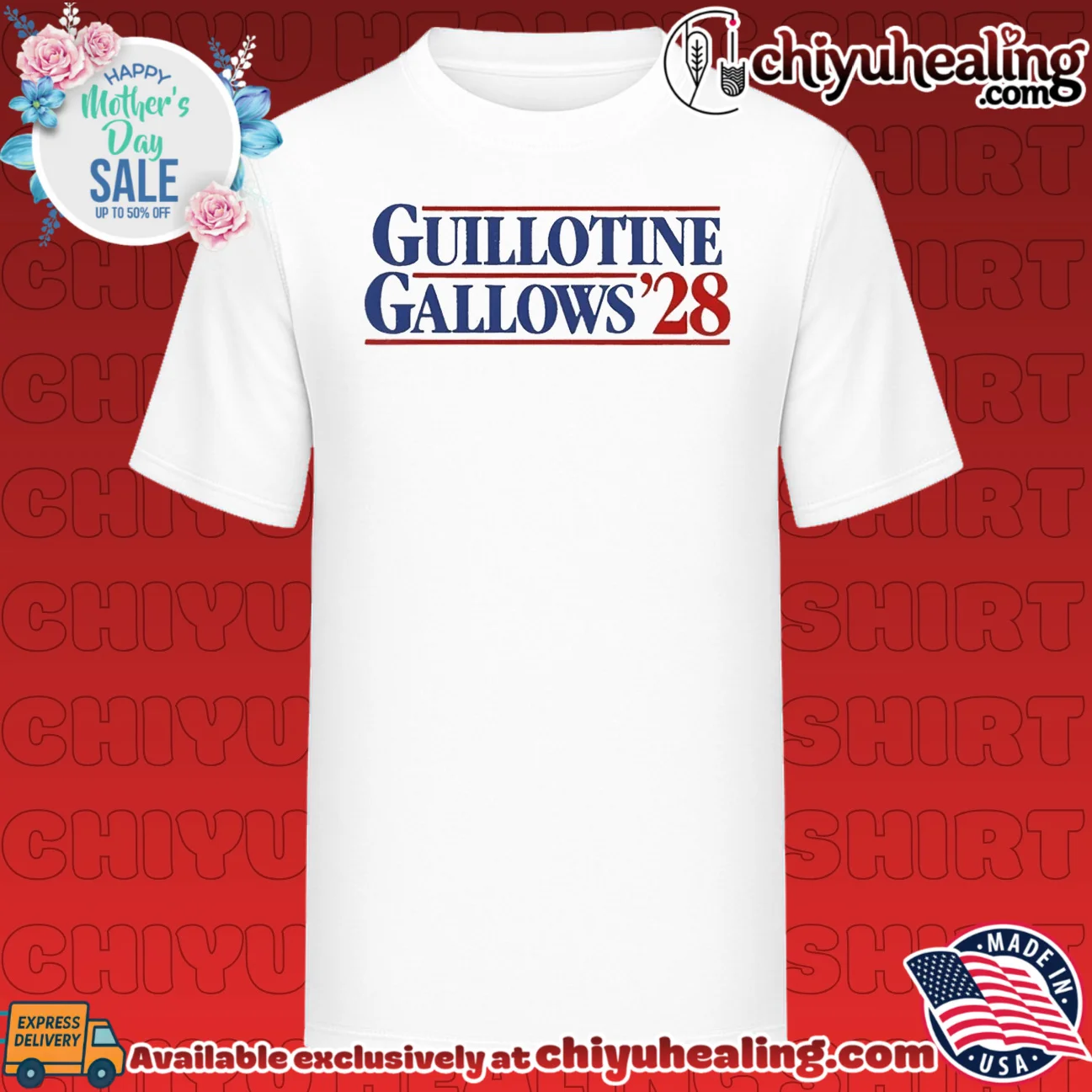 Guillotine Gallows '28 2028 Election Political Satire