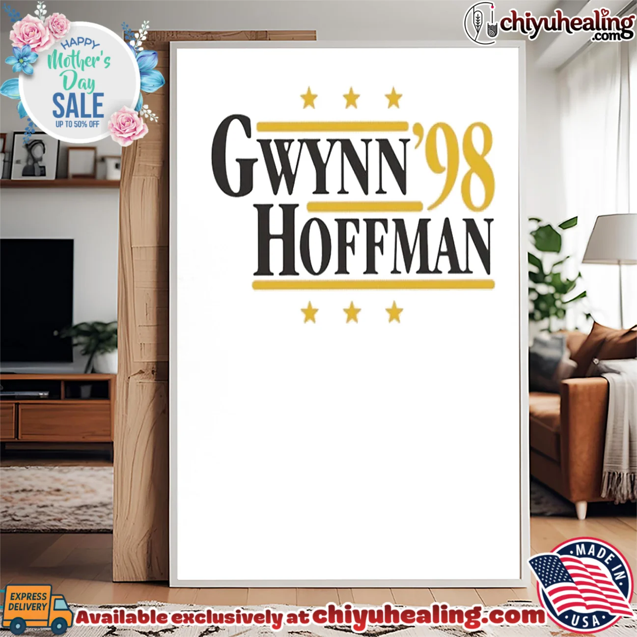 Gwynn and Hoffman '98 San Diego Padres MLB shirt & hoodie Gwynn and Hoffman '98 San Diego Padres MLB shirt & hoodie