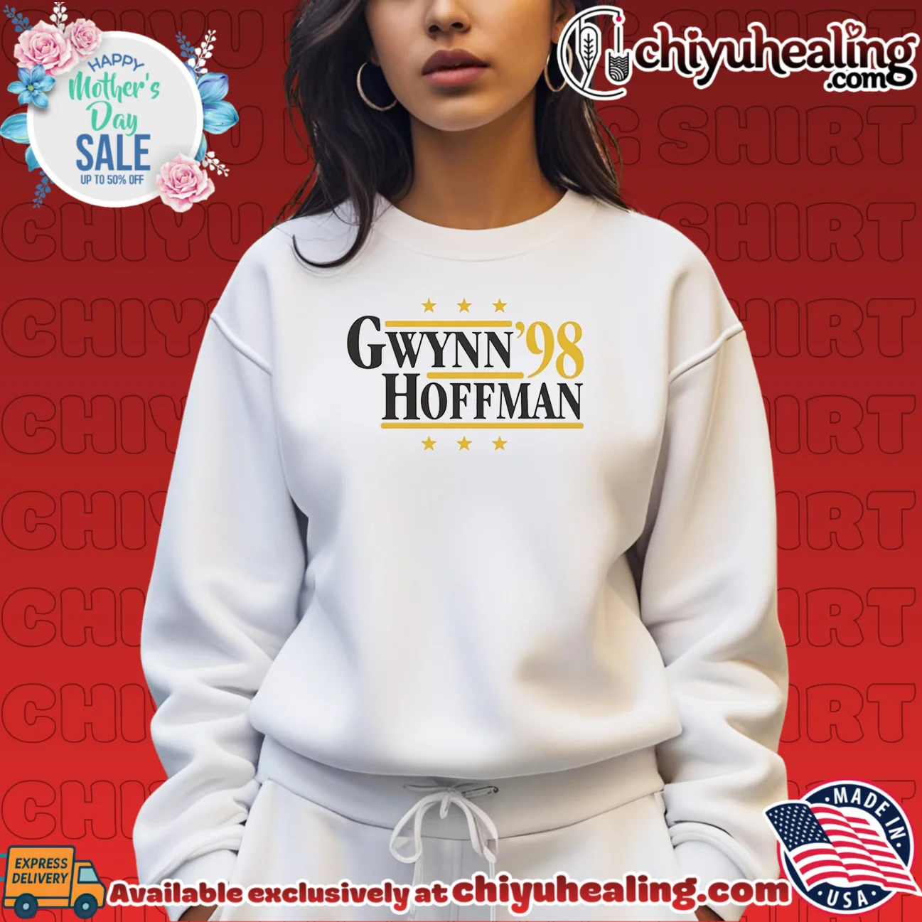 Gwynn and Hoffman '98 San Diego Padres MLB shirt & hoodie Gwynn and Hoffman '98 San Diego Padres MLB shirt & hoodie