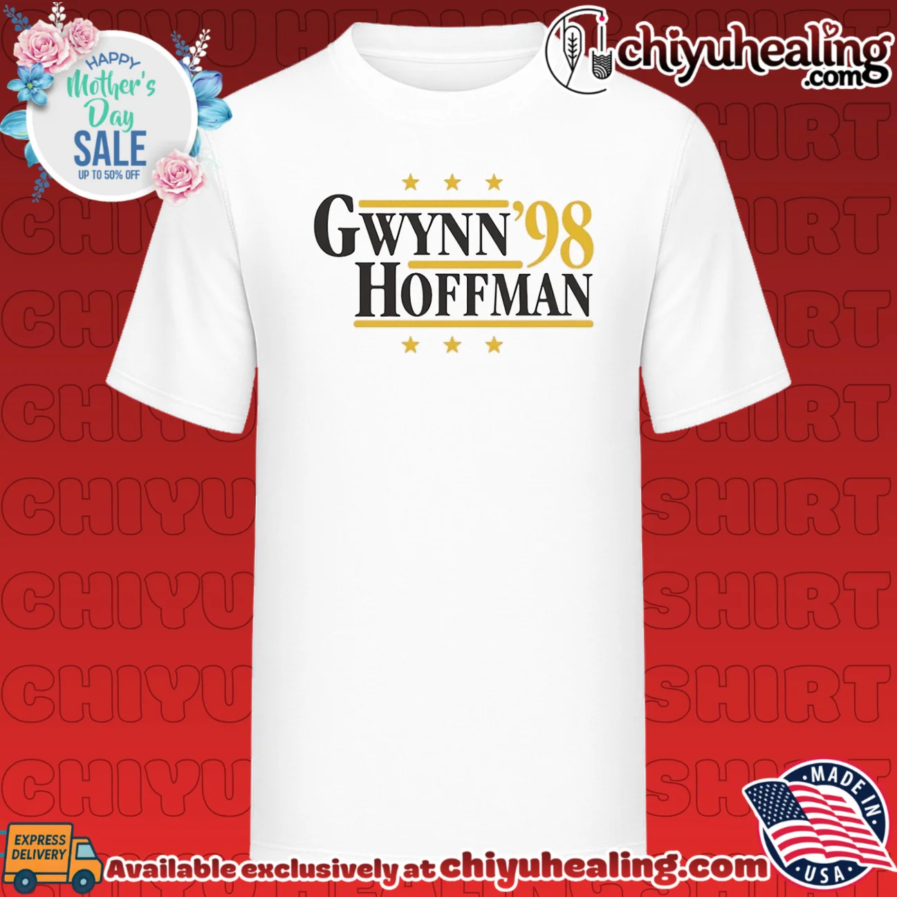 Gwynn and Hoffman '98 San Diego Padres MLB shirt & hoodie