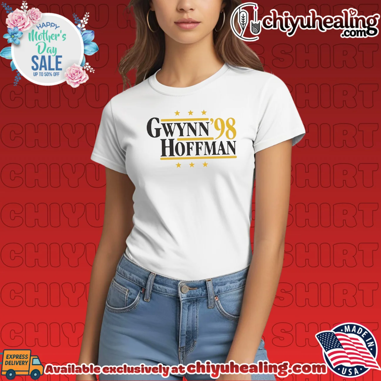 Gwynn and Hoffman '98 San Diego Padres MLB shirt & hoodie Gwynn and Hoffman '98 San Diego Padres MLB shirt & hoodie