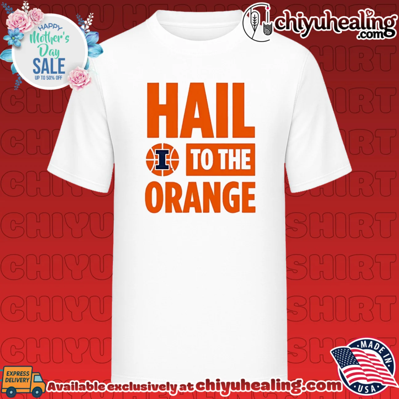 Hail to the orange Illinois Fighting Illini logo