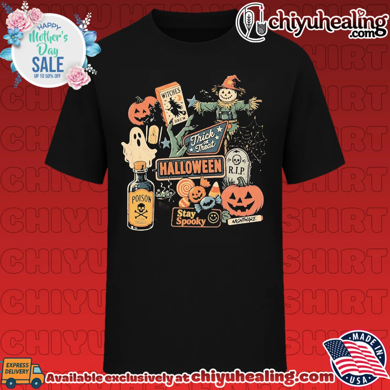 Halloween Trick or Treat Stay Spooky Witches Brew Poison shirt & hoodie