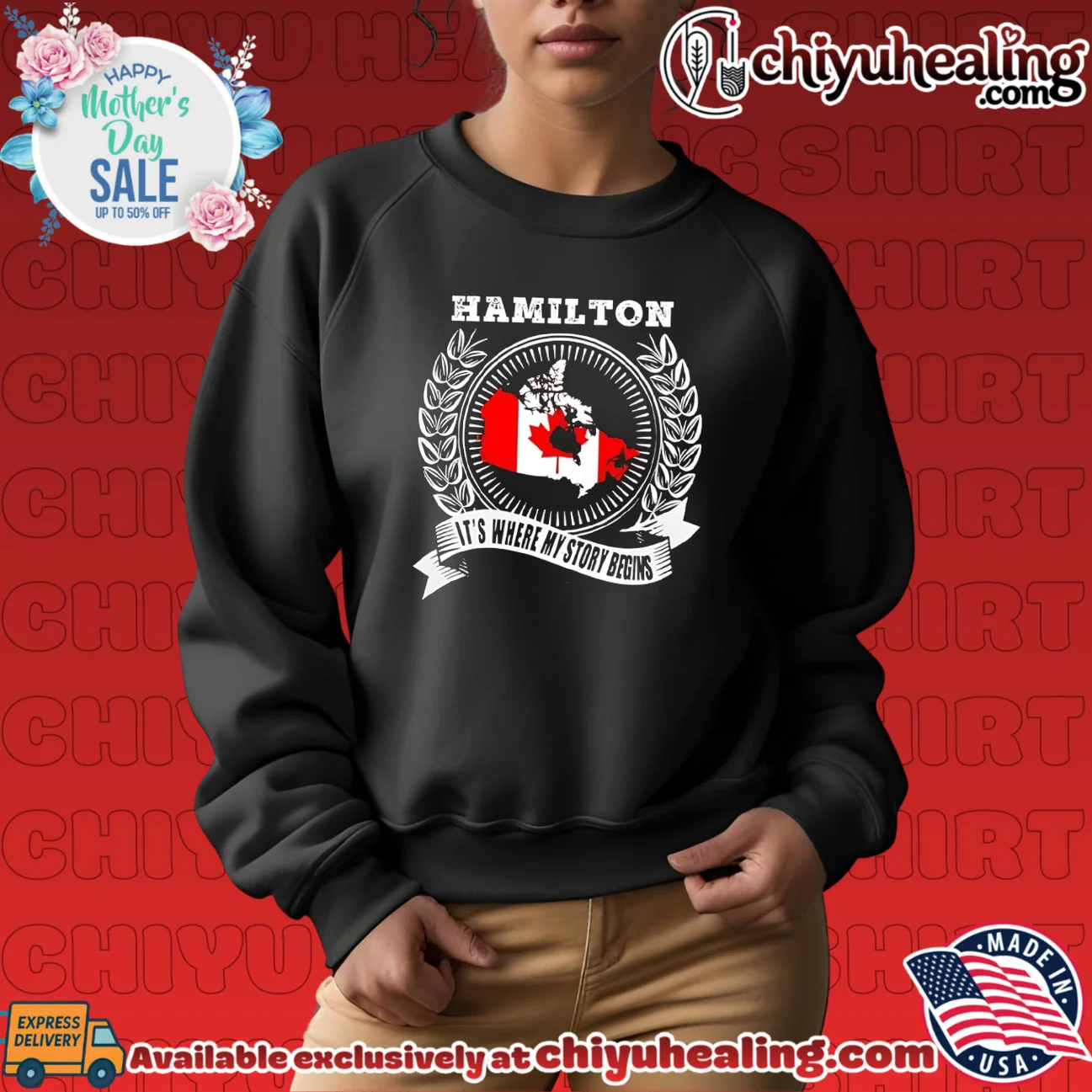 Hamilton it's where my story begins graphic classic shirt & hoodie - The Fan Collection Hamilton it's where my story begins graphic