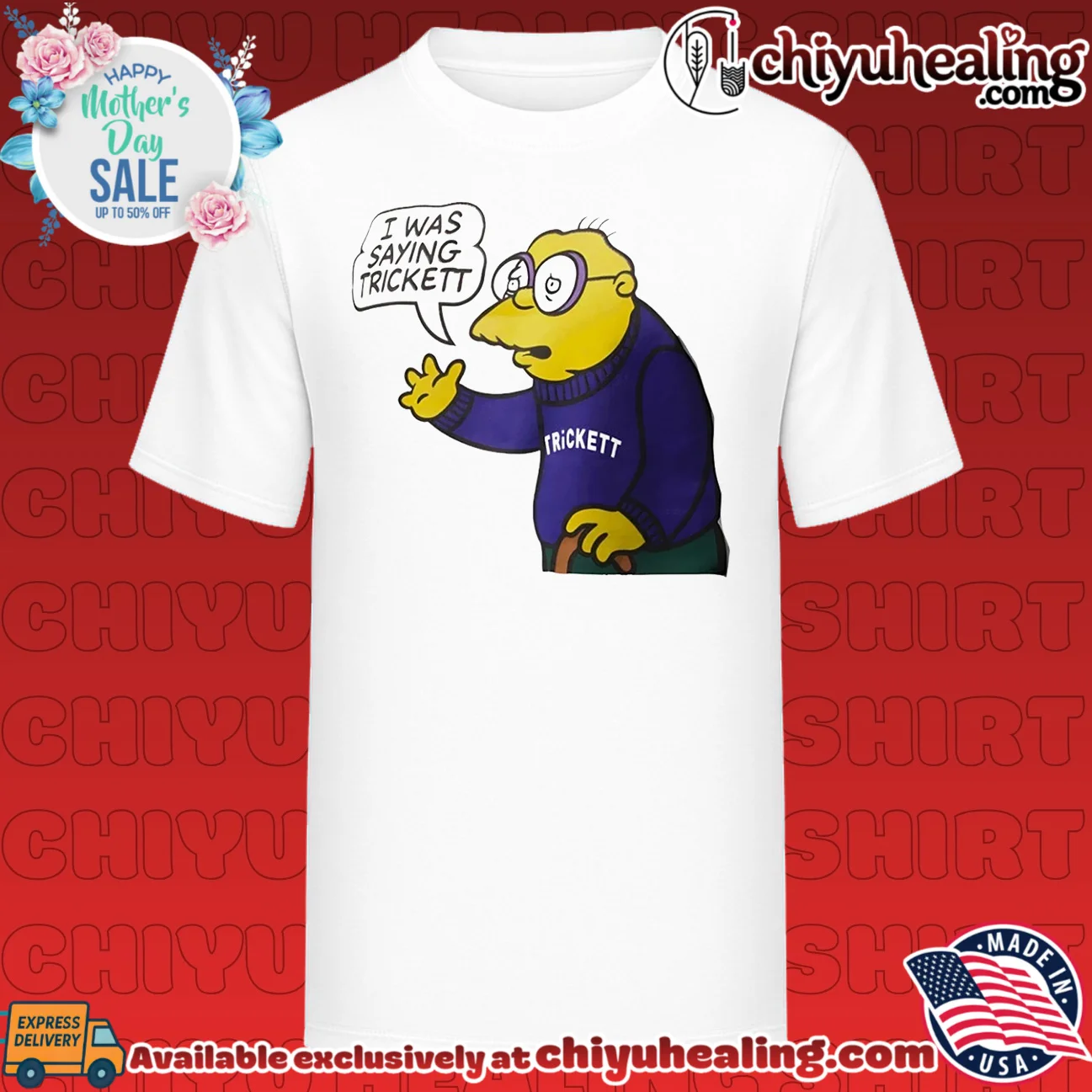 Hans Moleman I Was Saying Trickett The Simpsons shirt & hoodie