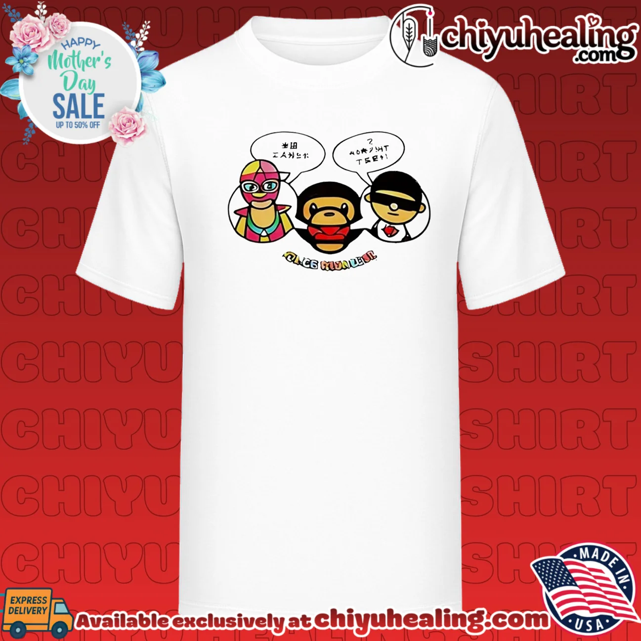 Harajuku Y2K Anime Monkey Graphic shirt & hoodie