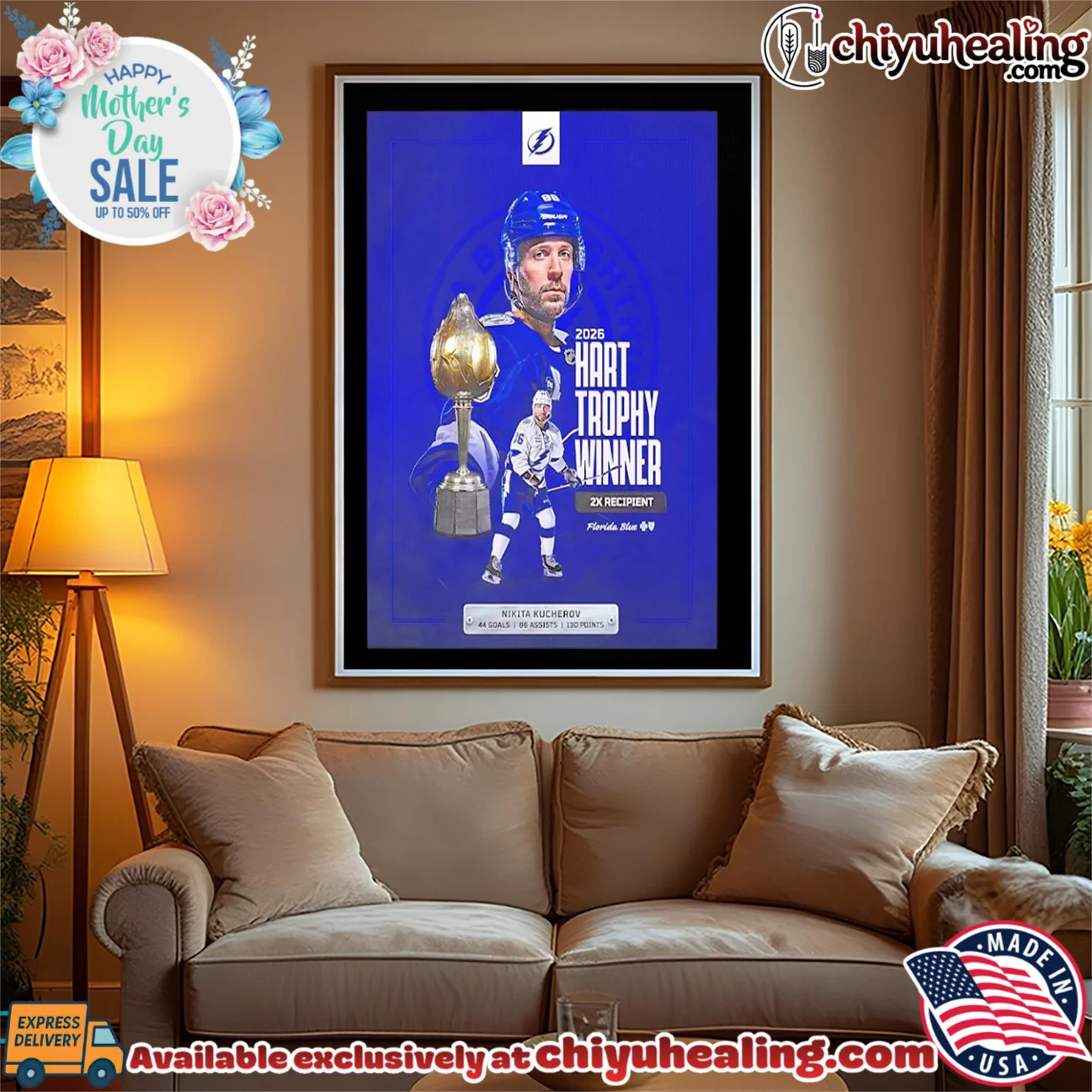 Hart Memorial Trophy Tampa Bay Lightning Nikita Kucherov the winner signature shirt & hoodie - Urban Fashion Hart Memorial Trophy Tampa Bay Lightning Nikita Kucherov the winner