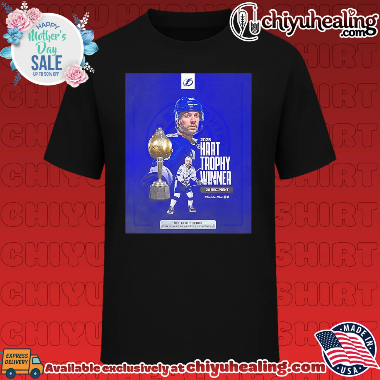 Hart Memorial Trophy Tampa Bay Lightning Nikita Kucherov the winner