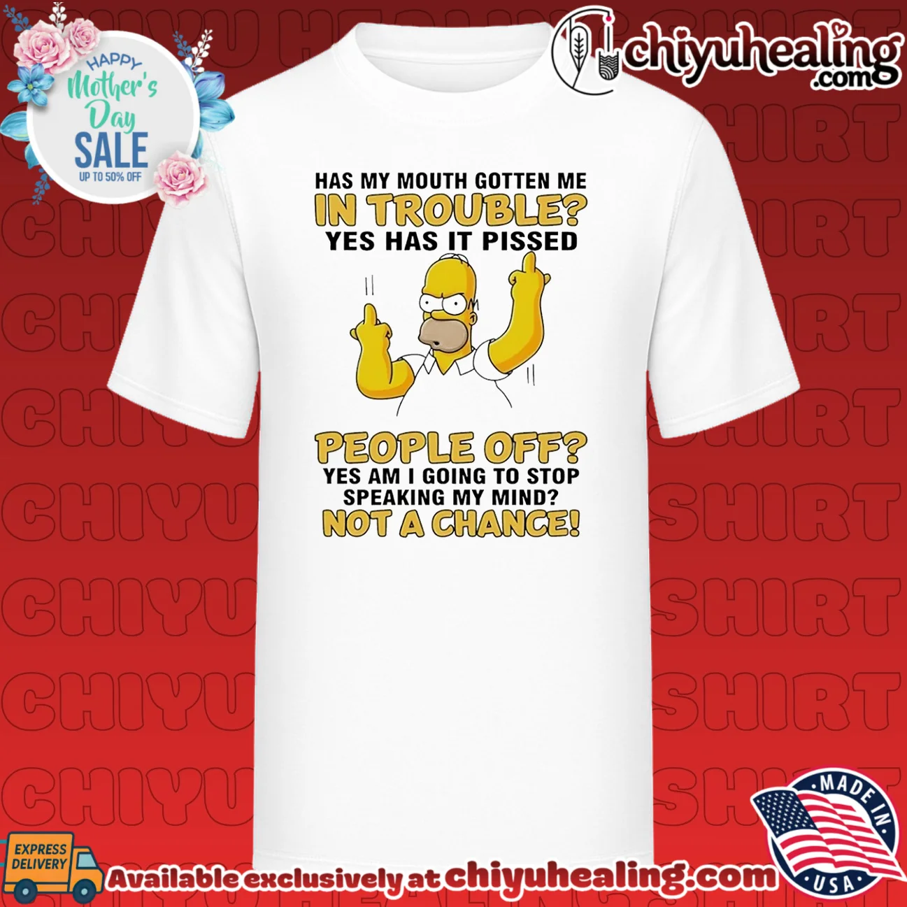 Has my mouth gotten me in trouble yes has it pissed people off Simpsons