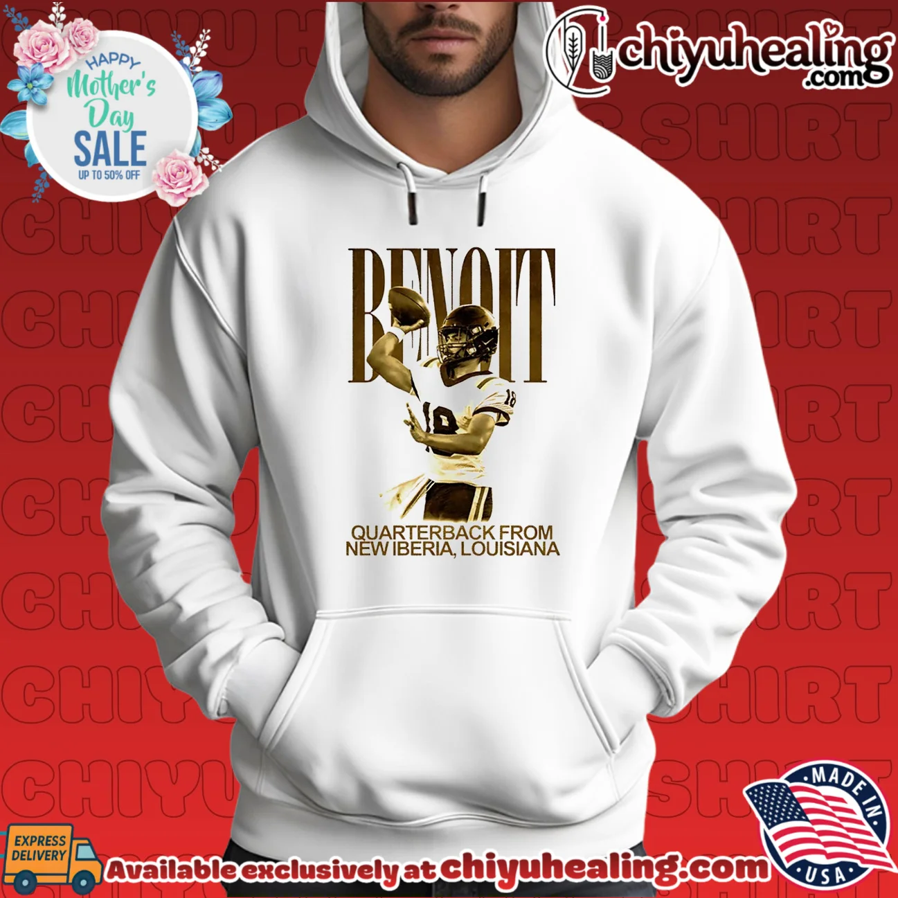 Hayden Benoit Quarterback from New Iberia Louisiana shirt & hoodie Hayden Benoit Quarterback from New Iberia Louisiana shirt & hoodie