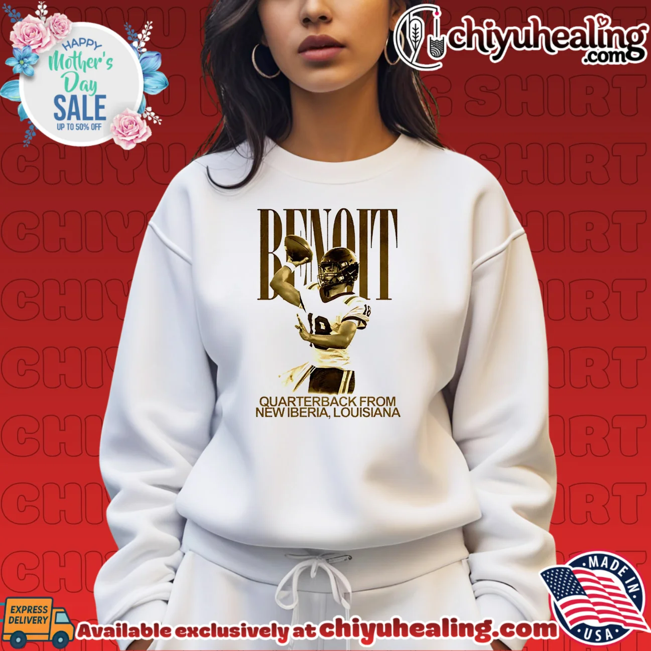 Hayden Benoit Quarterback from New Iberia Louisiana shirt & hoodie Hayden Benoit Quarterback from New Iberia Louisiana shirt & hoodie