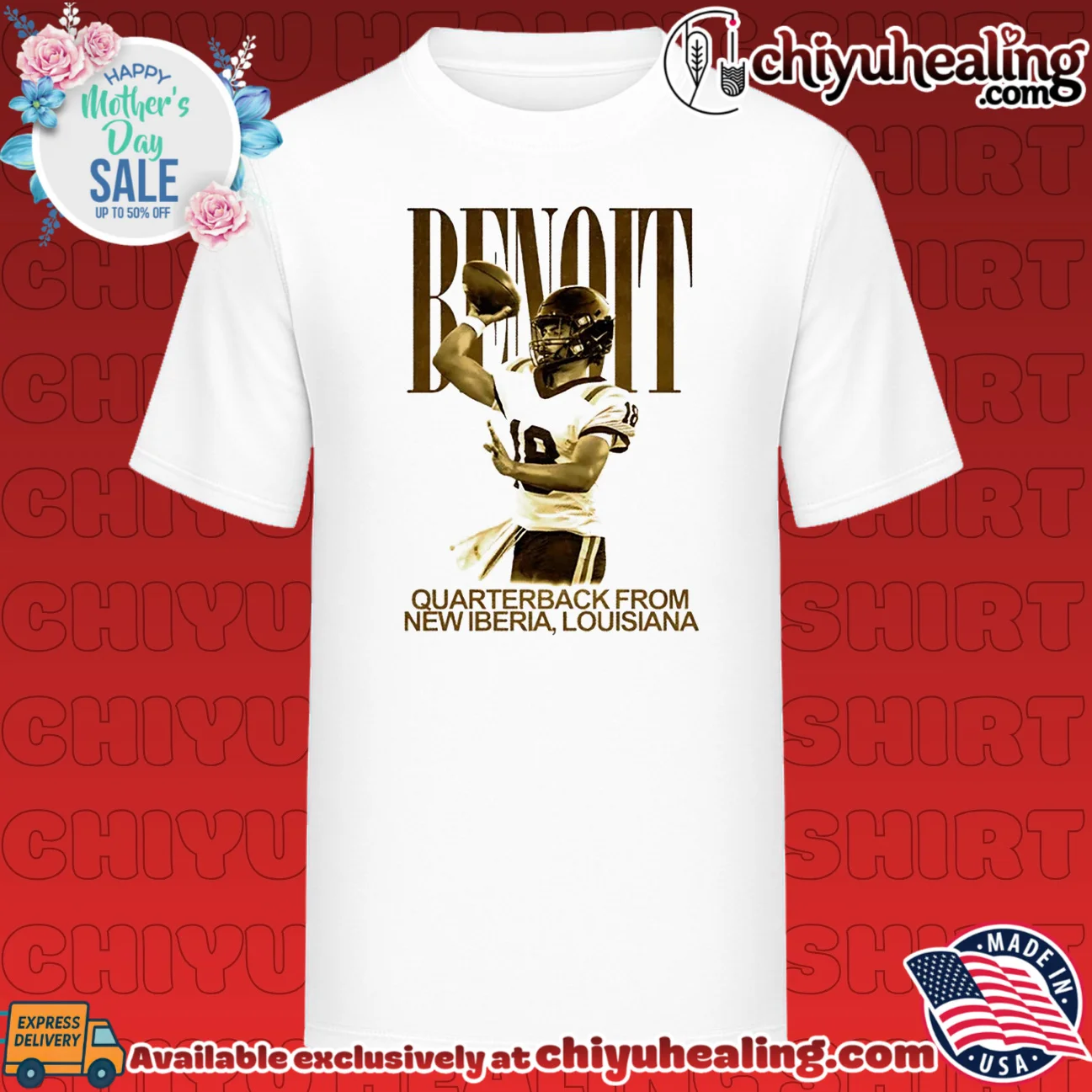 Hayden Benoit Quarterback from New Iberia Louisiana shirt & hoodie