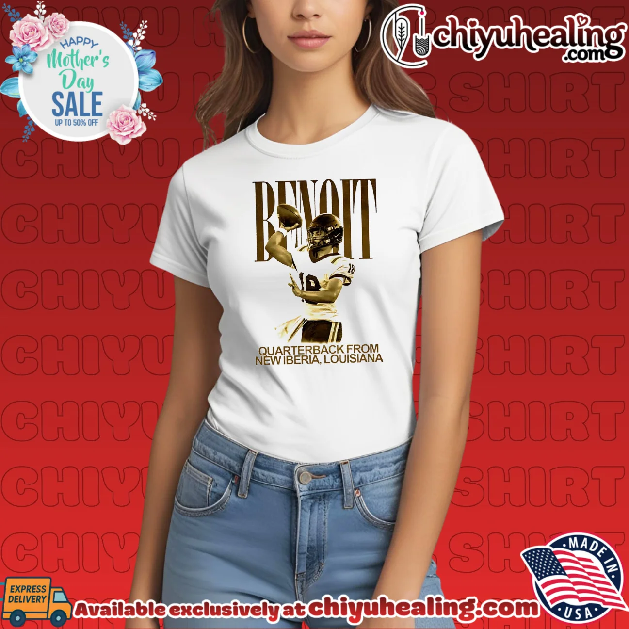 Hayden Benoit Quarterback from New Iberia Louisiana shirt & hoodie Hayden Benoit Quarterback from New Iberia Louisiana shirt & hoodie