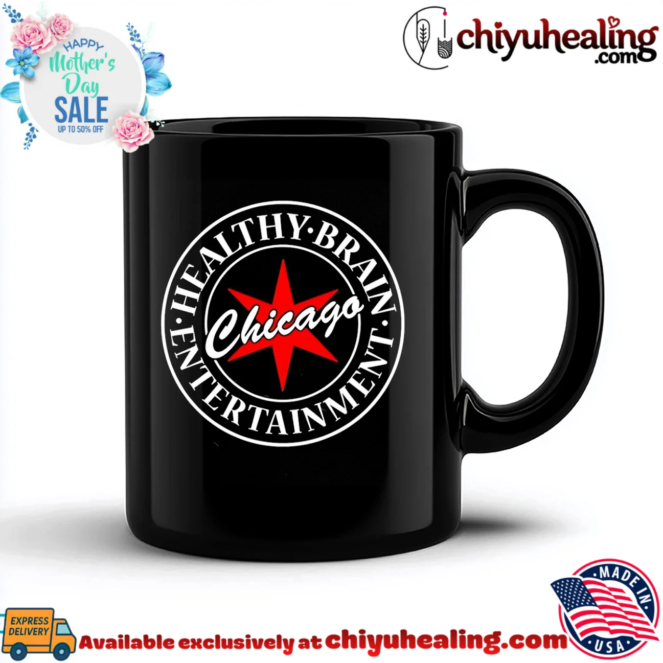 Healthy Brain Entertainment Chicago logo shirt & hoodie Healthy Brain Entertainment Chicago logo