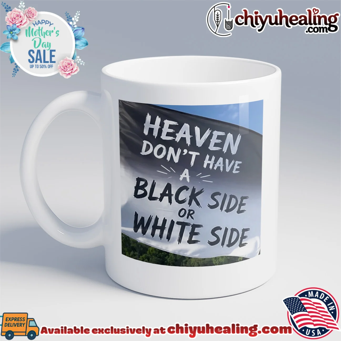 Heaven don't have a black side or White side shirt & hoodie Heaven don't have a black side or White side