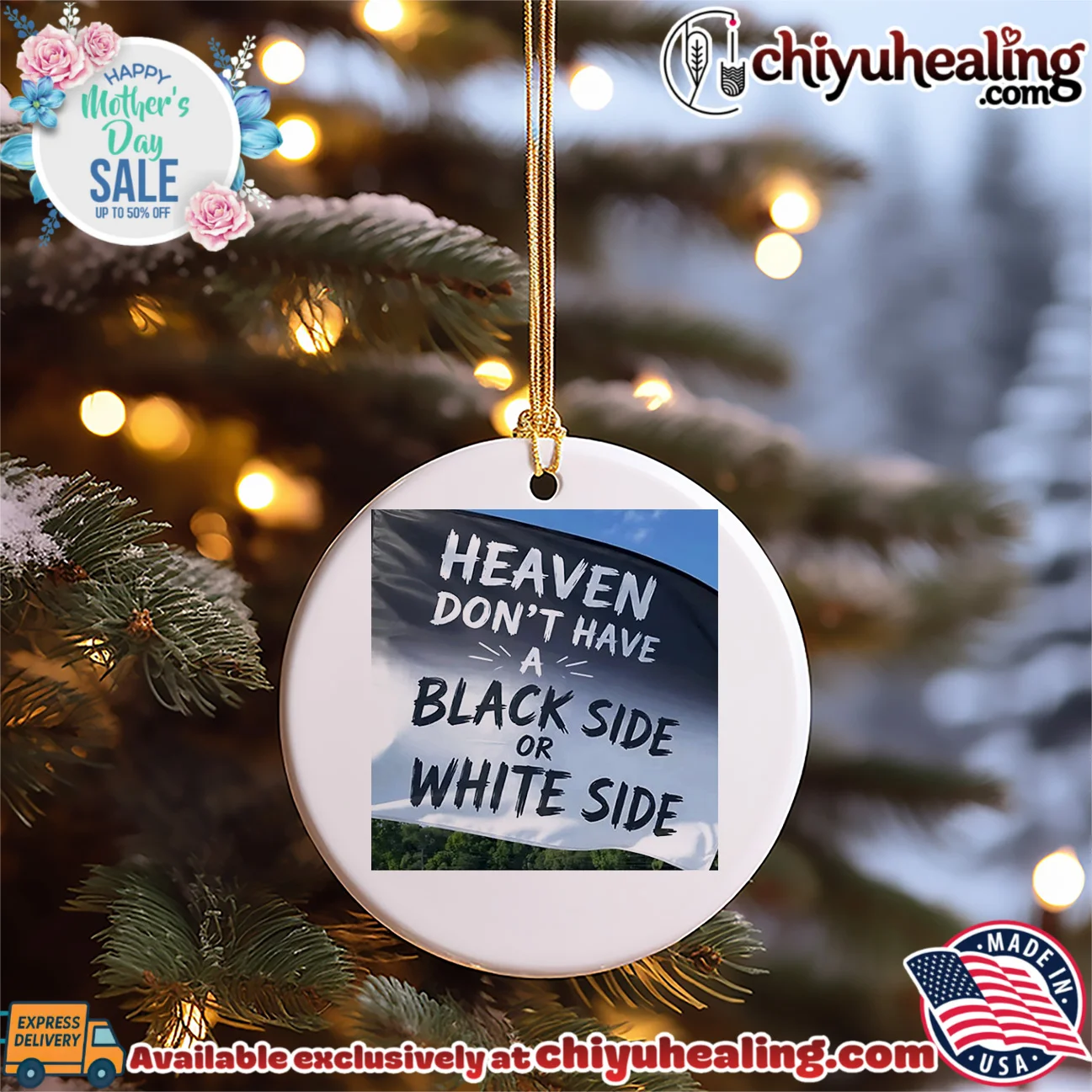 Heaven don't have a black side or White side shirt & hoodie Heaven don't have a black side or White side