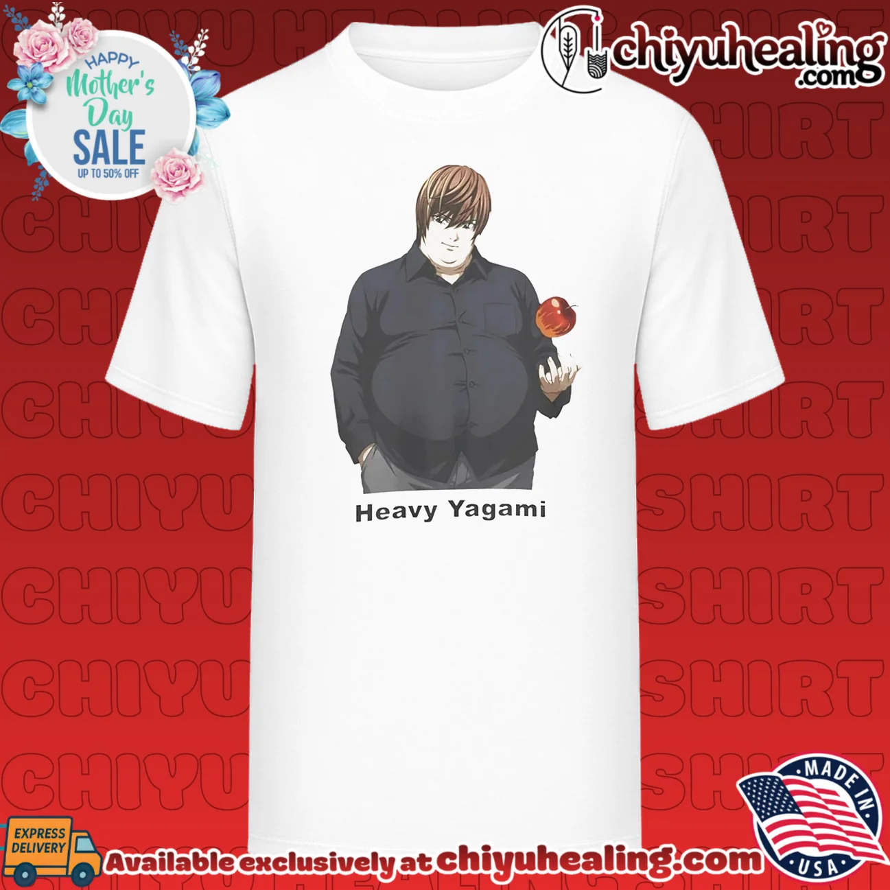 Heavy Yagami Light Yagami Death Note Anime Meme shirt & hoodie