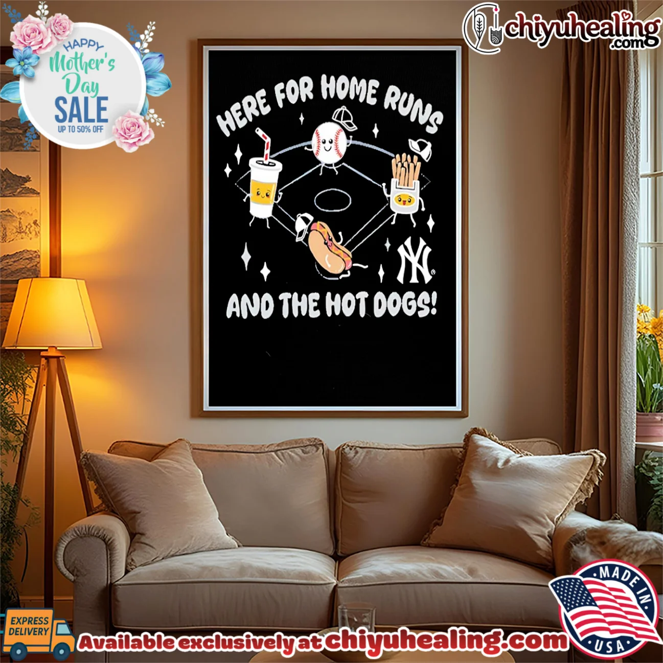 Here for Home Runs and the Hot Dogs New York Yankees shirt & hoodie Here for Home Runs and the Hot Dogs New York Yankees shirt & hoodie