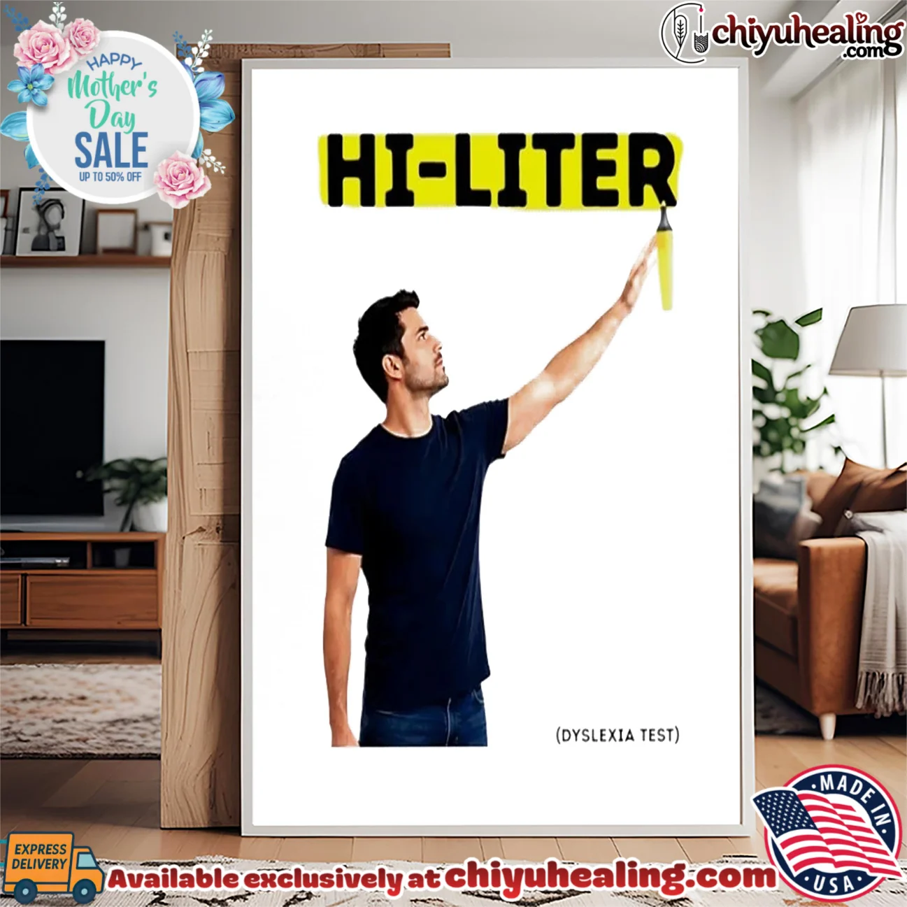 Hi-Liter Dyslexia Test masterpiece shirt & hoodie - Urban Fashion Hi-Liter Dyslexia Test