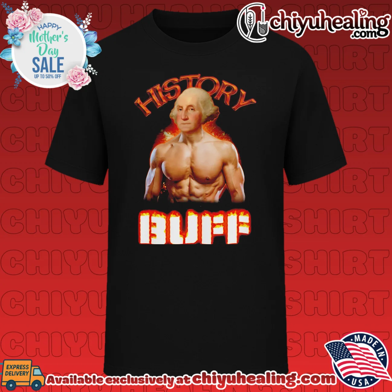 History Buff George Washington Funny shirt