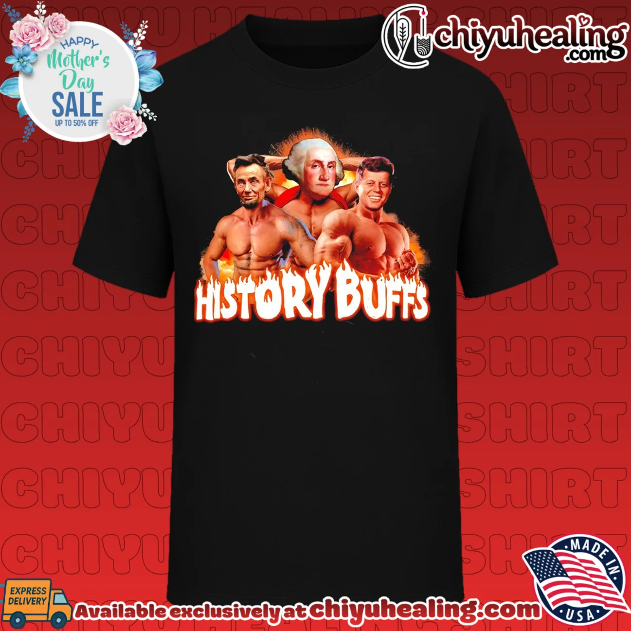 History Buffs Abraham Lincoln George Washington and John F Kennedy
