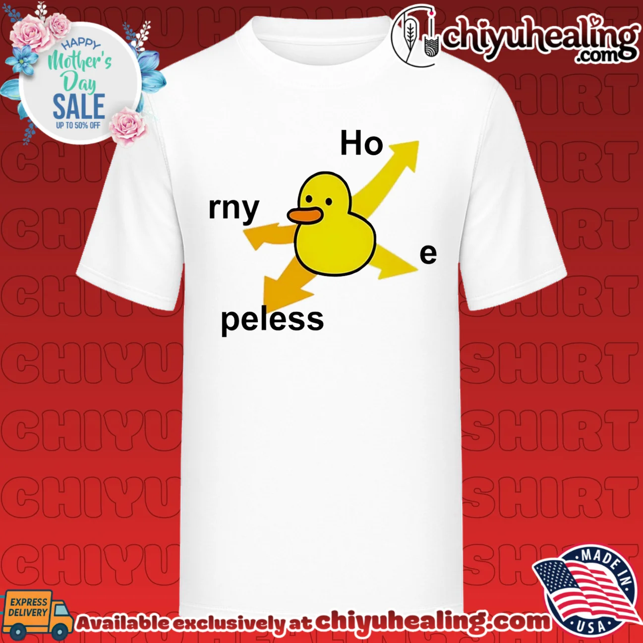Ho rny Peless Duck In Distress