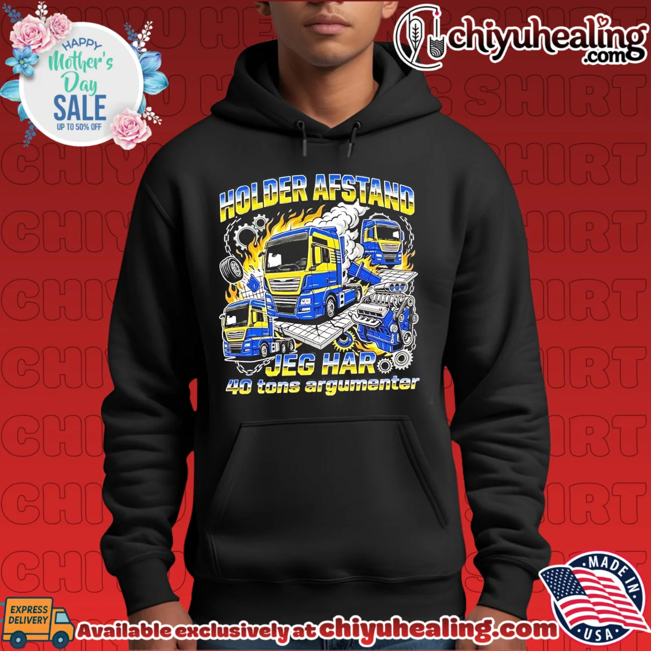 Holder afstand jeg har 40 tons argumenter shirt & hoodie Holder afstand jeg har 40 tons argumenter shirt & hoodie