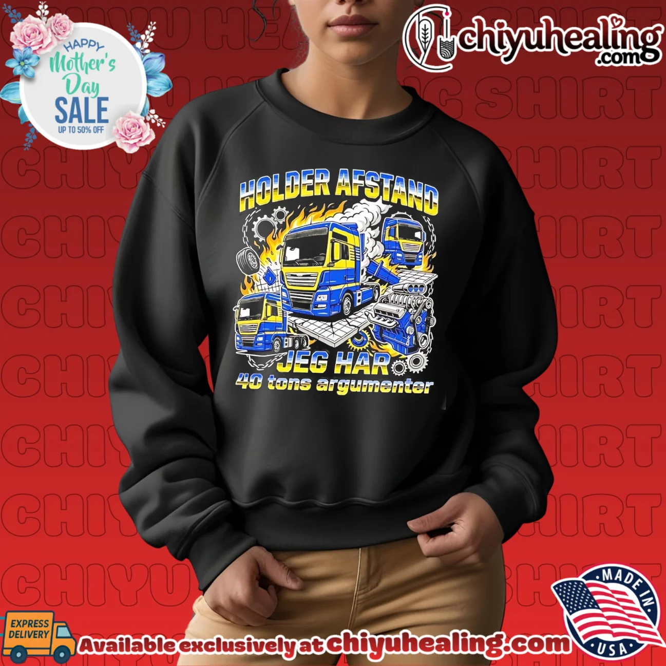 Holder afstand jeg har 40 tons argumenter shirt & hoodie Holder afstand jeg har 40 tons argumenter