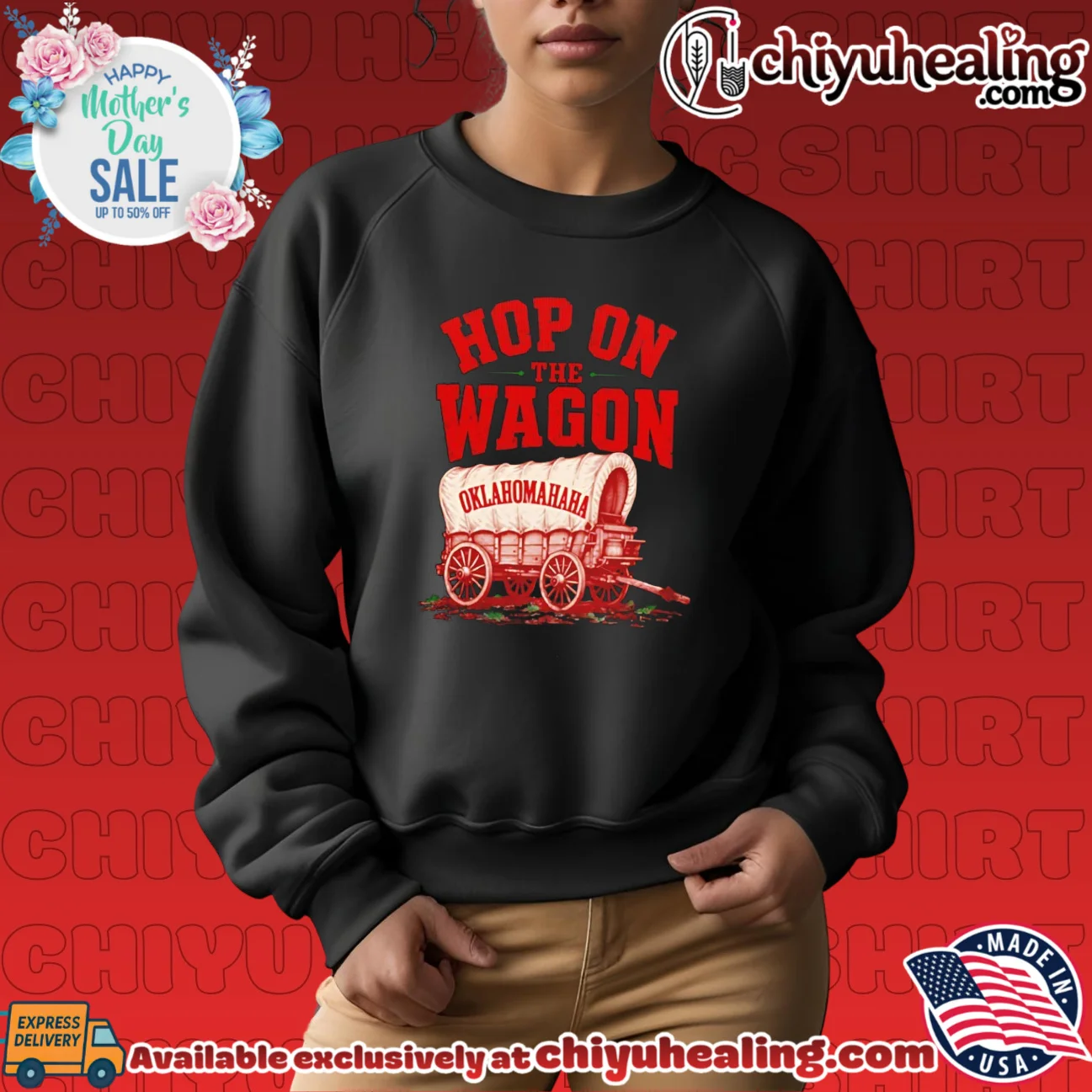 Hop on the Oklahoma Sooners wagon college baseball shirt & hoodie Hop on the Oklahoma Sooners wagon college baseball