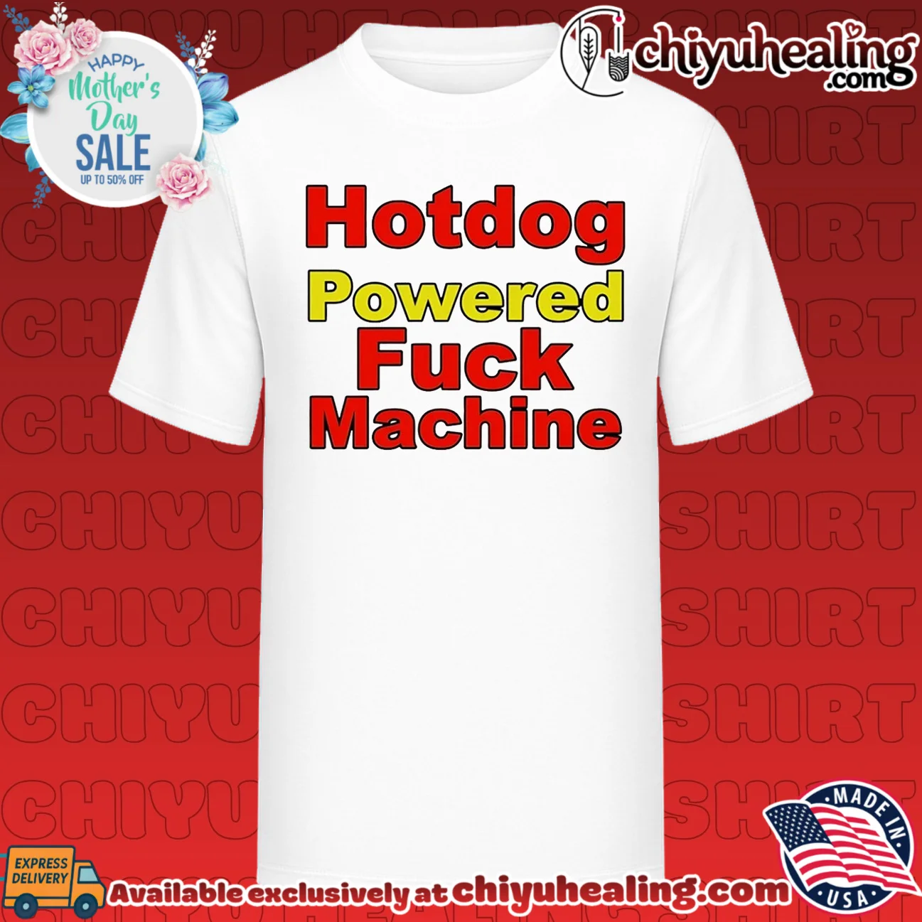 Hotdog Powered Fuck Machine funny humor shirt & hoodie