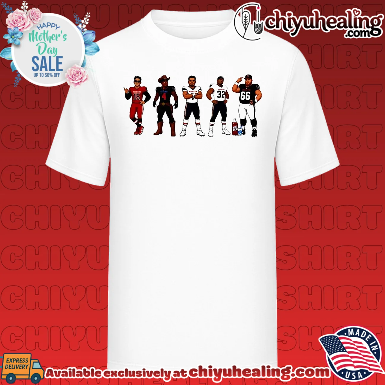 Houston Texans Players NFL Football 8-bit games shirt & hoodie
