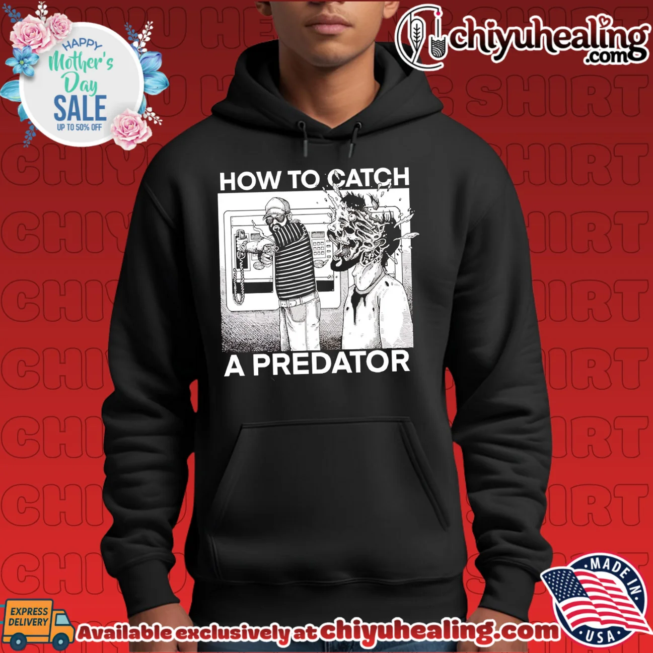 How To Catch A Predator cartoon official shirt & hoodie - New Arrival How To Catch A Predator cartoon official shirt & hoodie - New Arrival